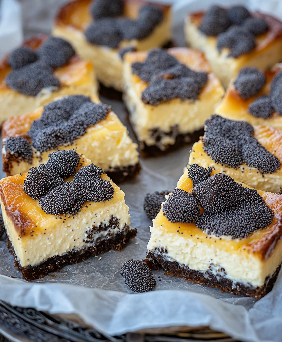Mohn Käsekuchen mit Quark
