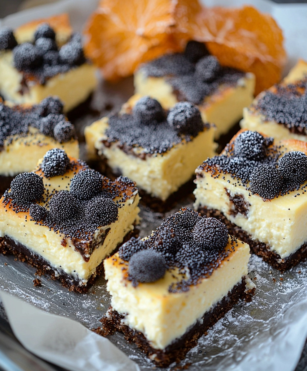 Mohn Käsekuchen mit Quark
