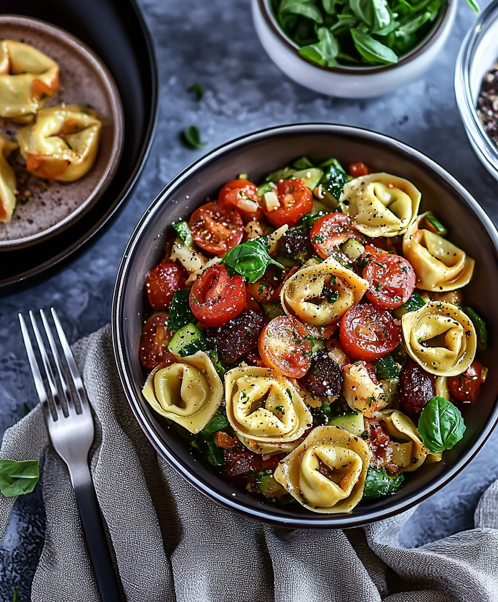 Tortellini Salat zubereiten
