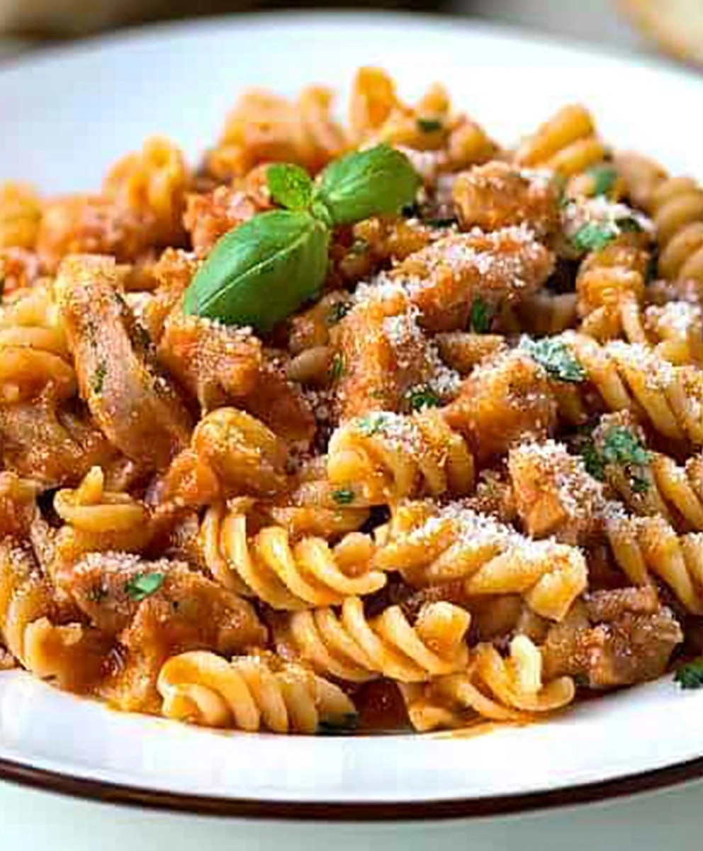 Fusilli mit Thunfisch