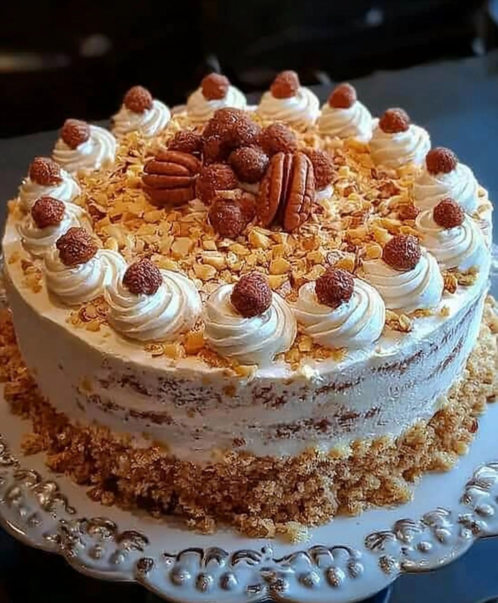 Sahne-Nuss-Torte