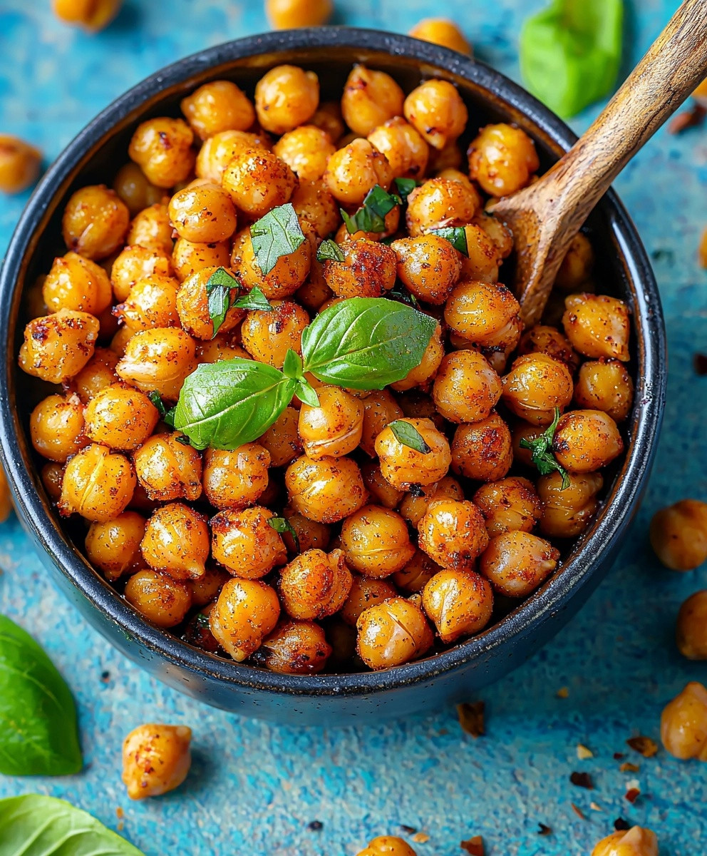 Geröstete Kichererbsen Snack