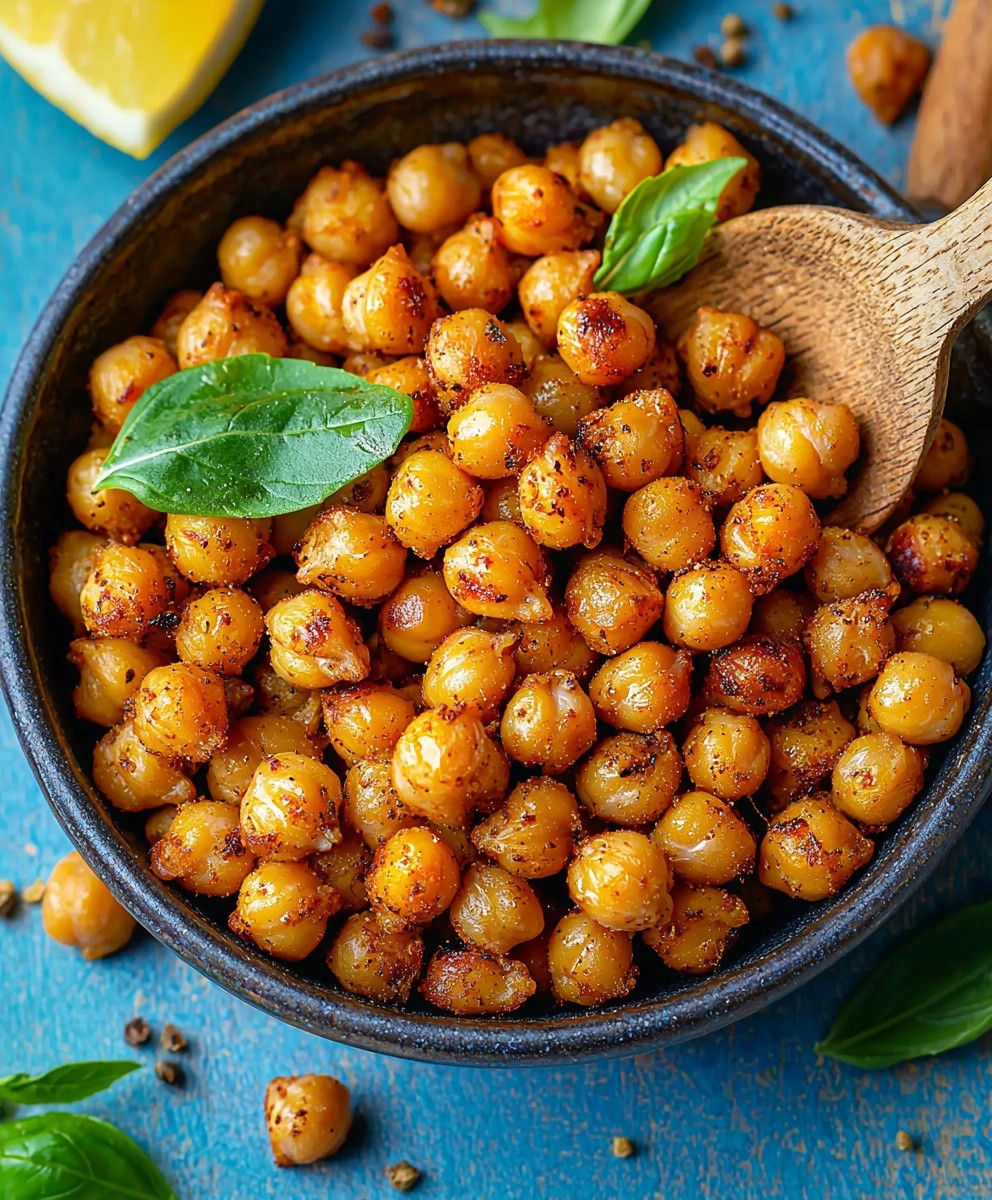 Geröstete Kichererbsen Snack