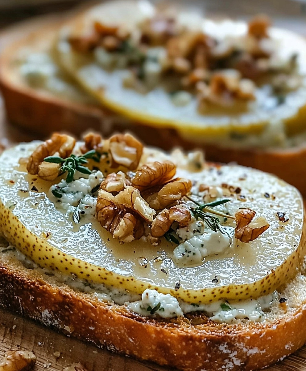 Birne Gorgonzola Walnussbrot