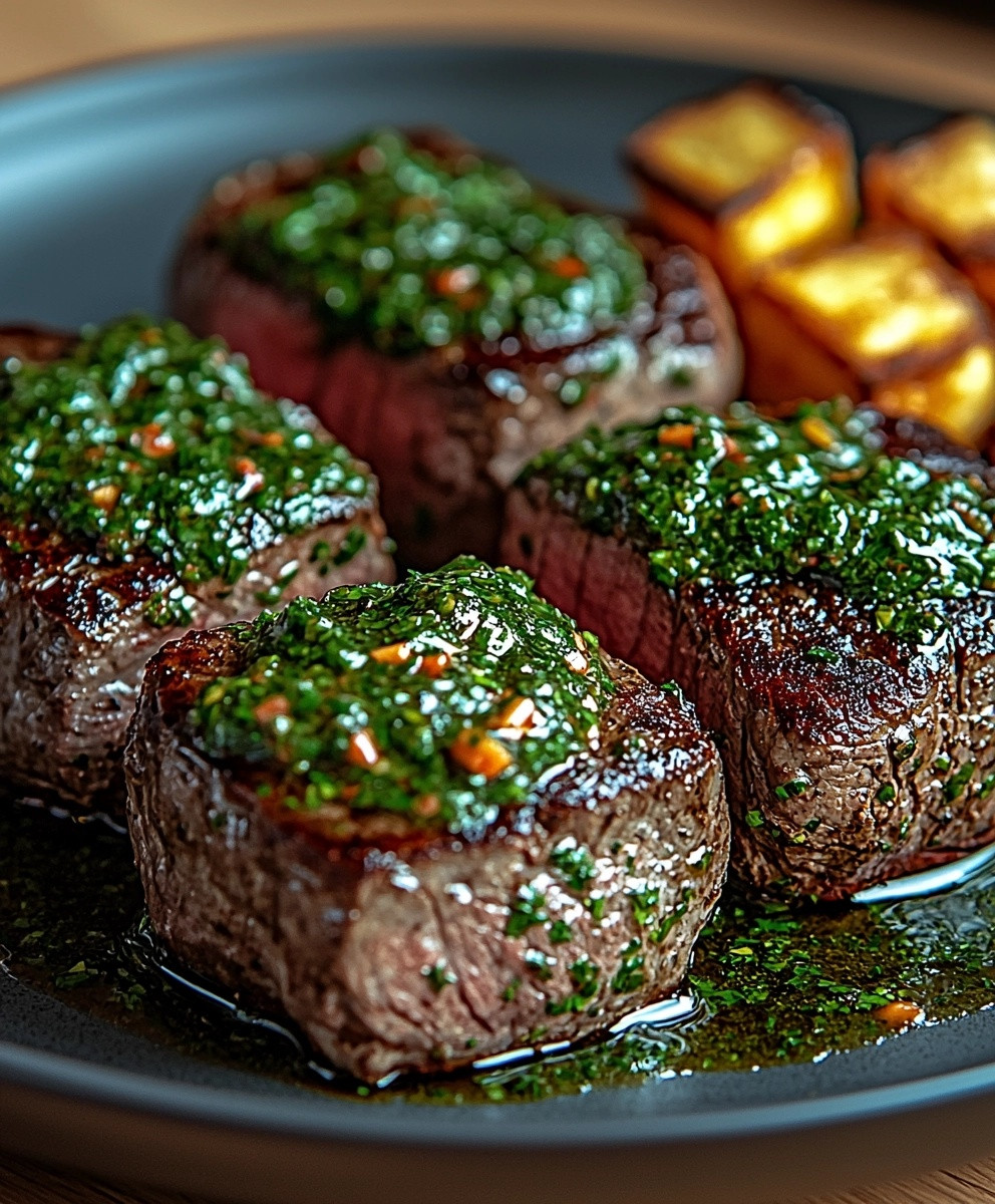 Rindersteak Chimichurri Sauce