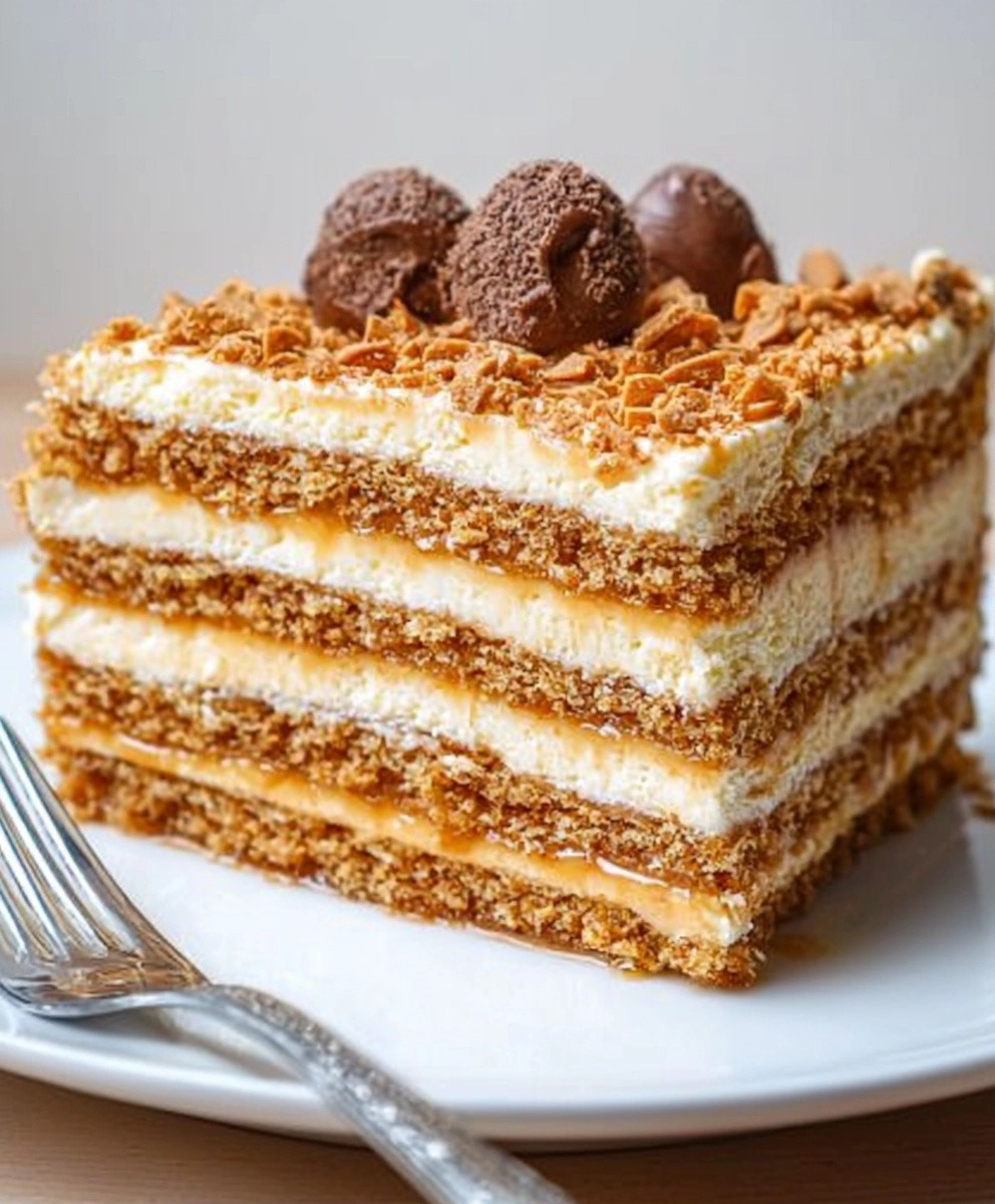 Sahne Karamellkeks Kuchen