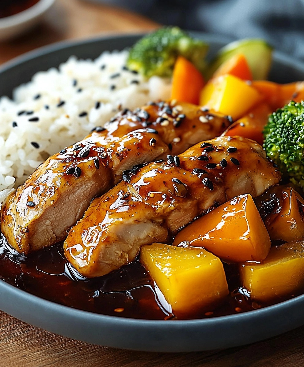 Hähnchenfilet Teriyaki Gemüse