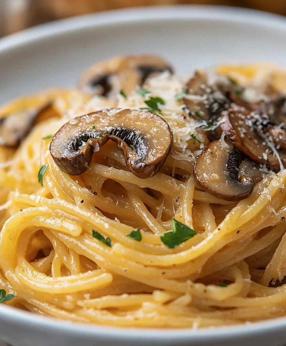 One-Pot-Spaghetti Champignons