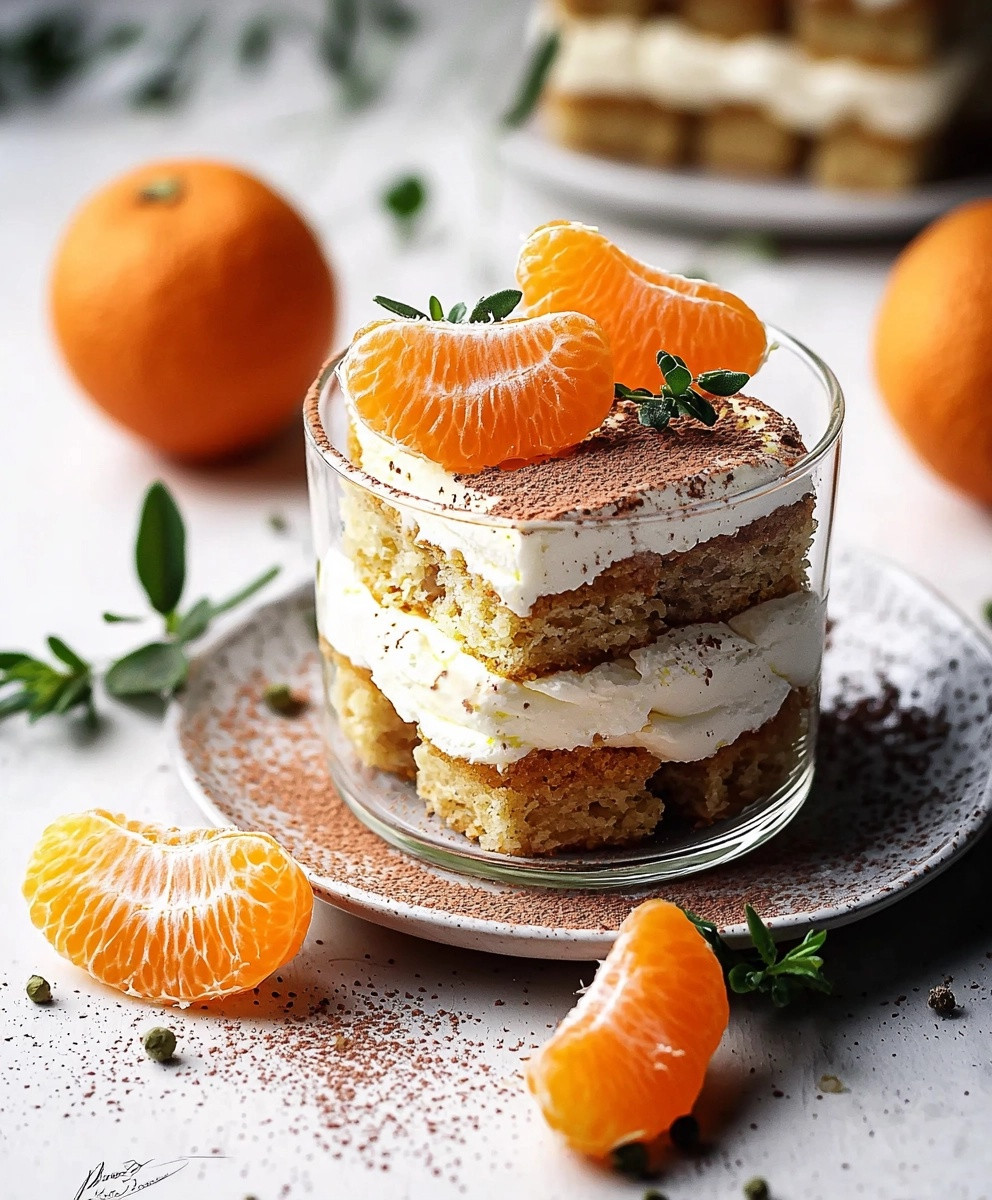 Tiramisu mit Mandarinen