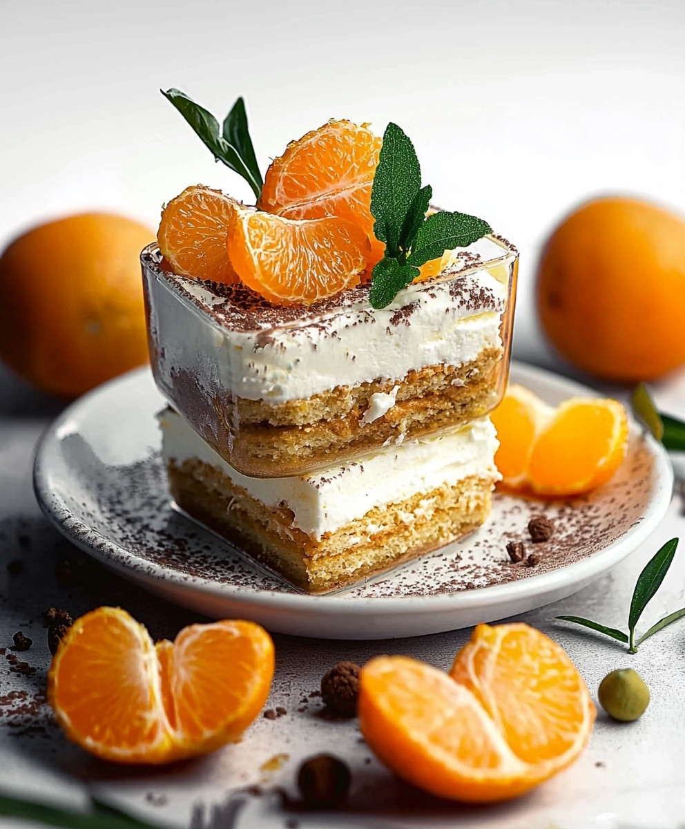 Tiramisu mit Mandarinen