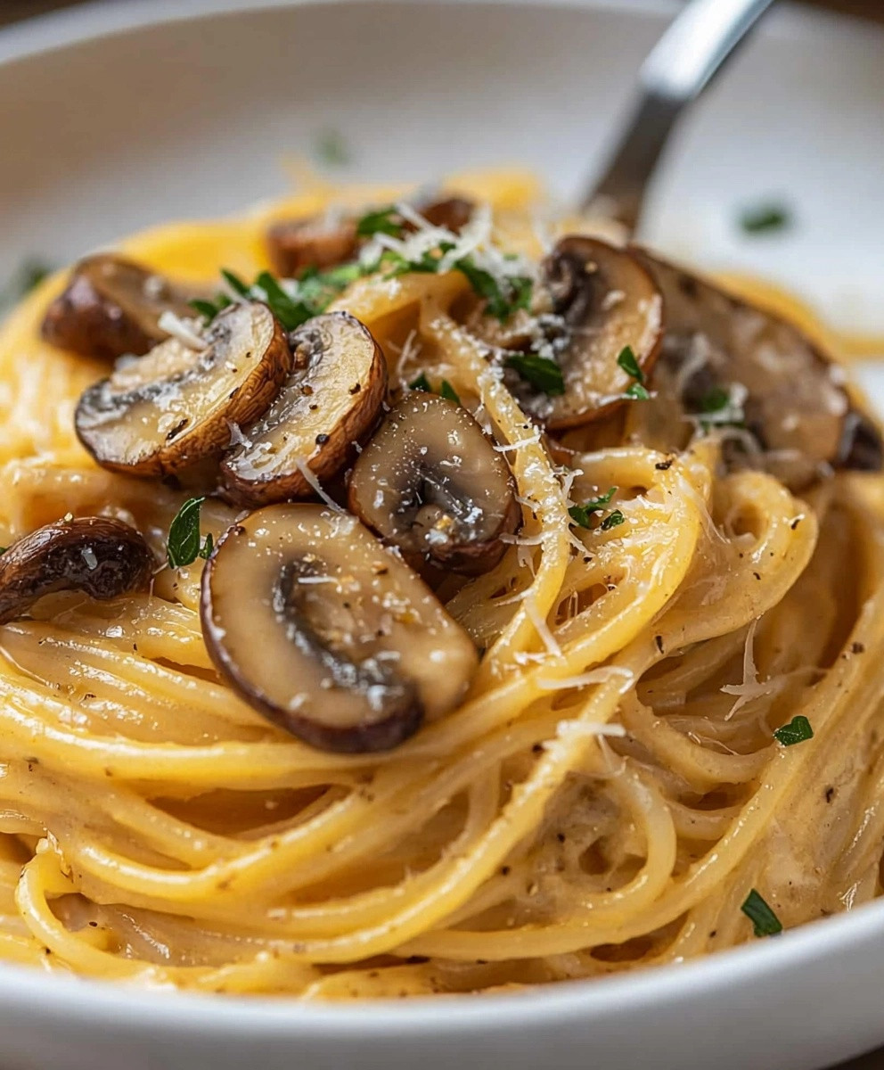 One-Pot-Spaghetti Champignons