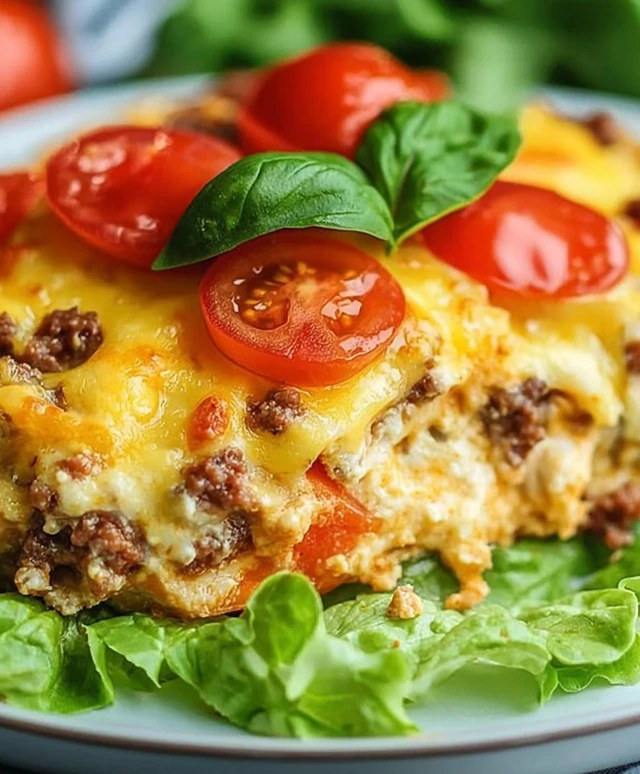 Low Carb Big Mac Auflauf