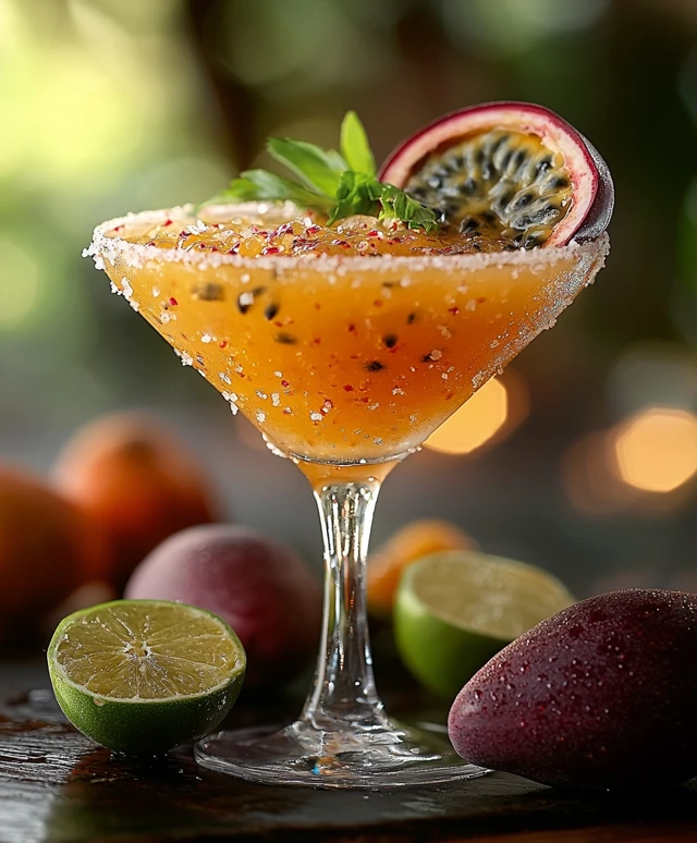 Passionsfrucht Margarita Cocktail