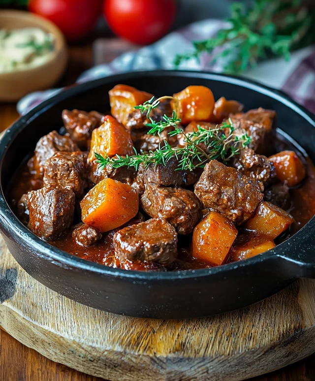 Boeuf Bourguignon zubereiten