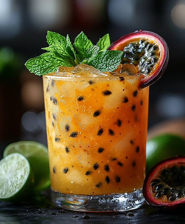 Passionsfrucht Margarita Cocktail