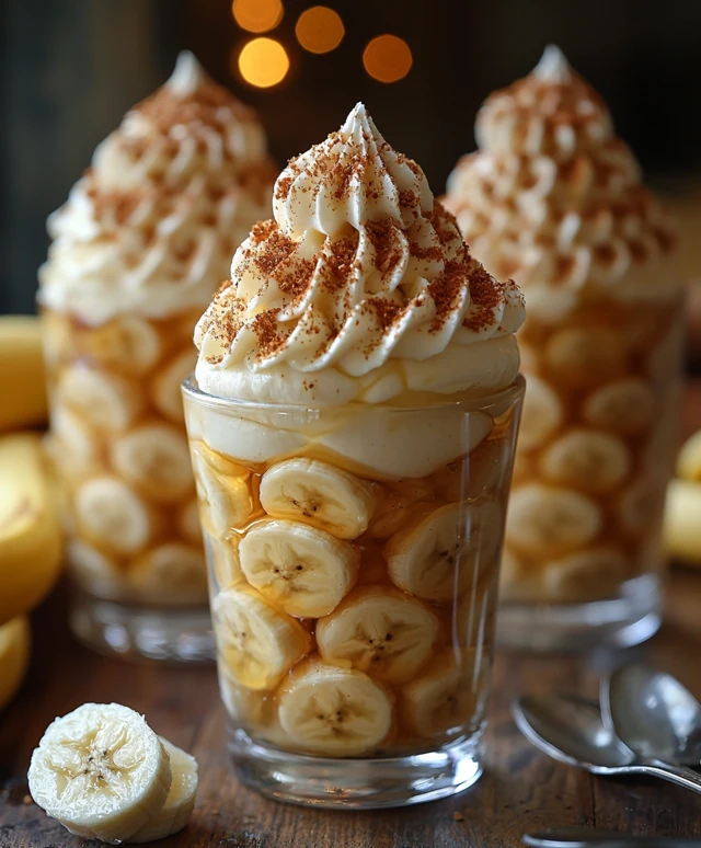 Bananencremepudding herstellen