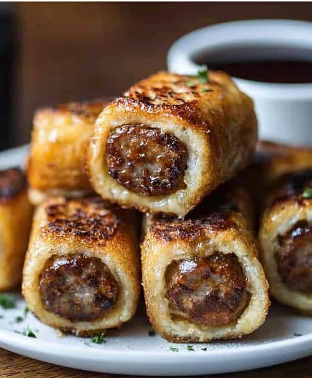 French Toast Würstchenröllchen