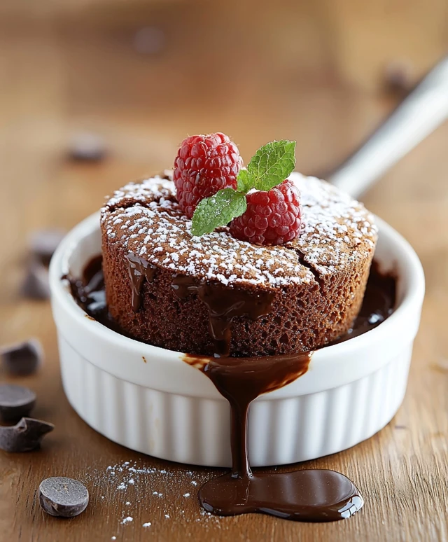Schokoladensoufflé zubereiten