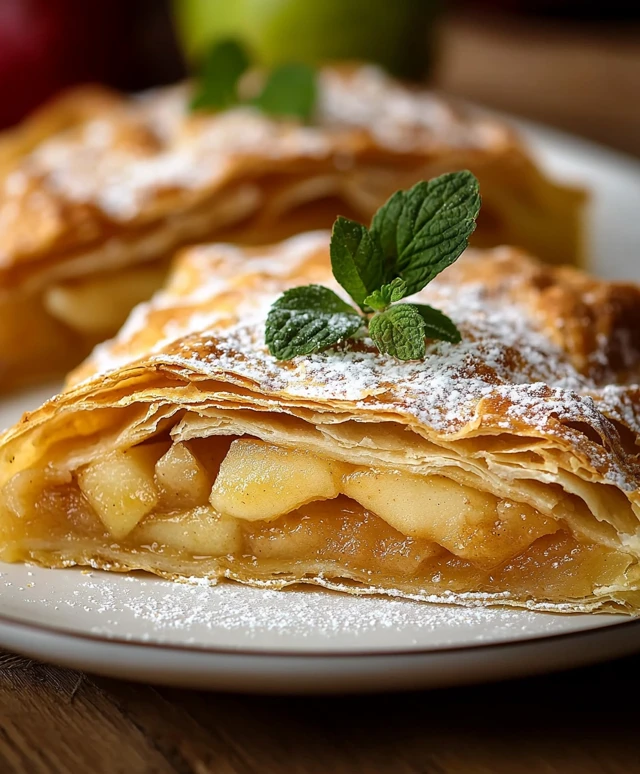 Apfelstrudel Zubereitung