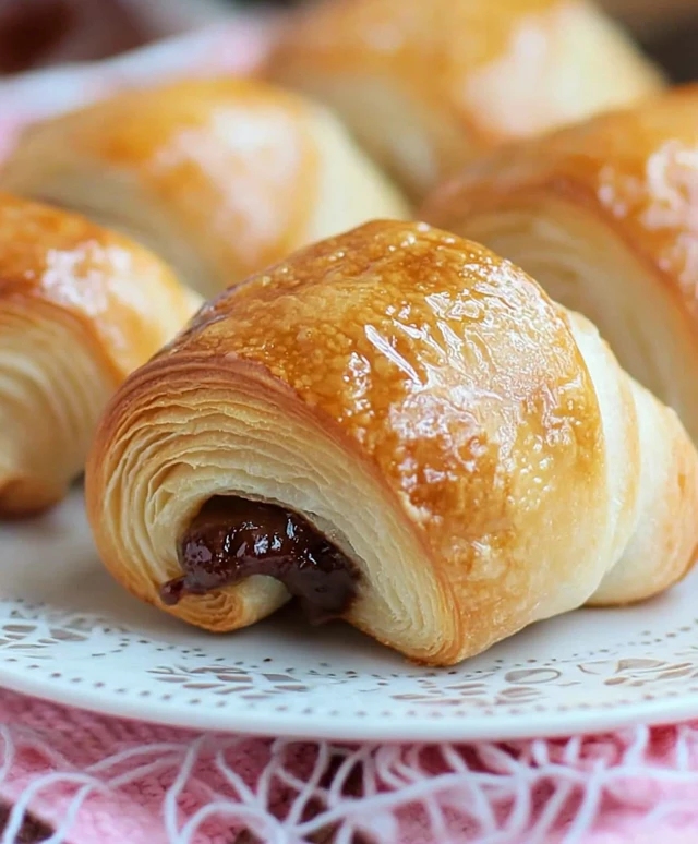 Schokoladencroissants in 10 Minuten