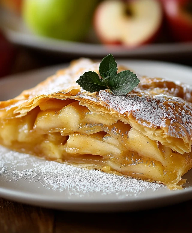 Apfelstrudel Zubereitung