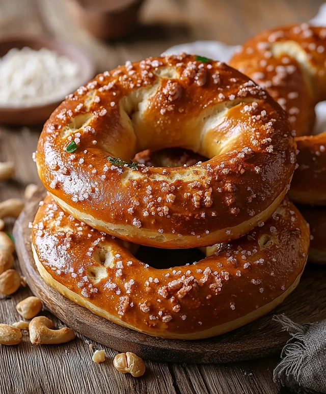 Brezel backen