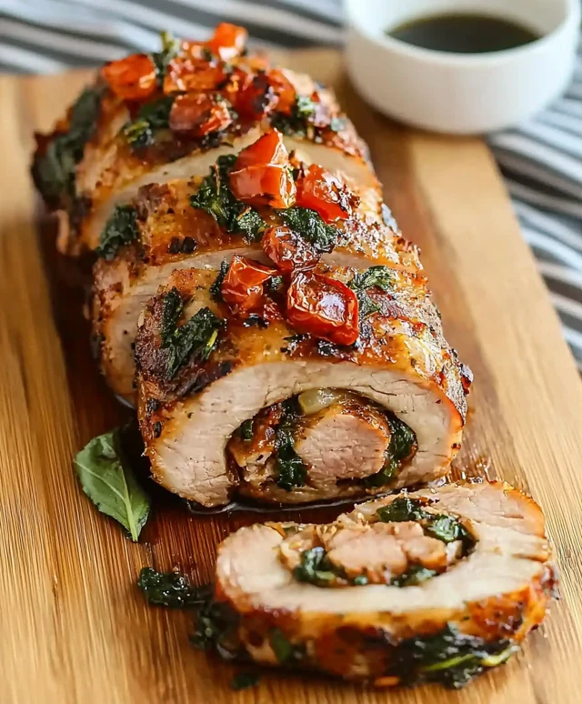 Gefülltes Schweinefilet zubereiten