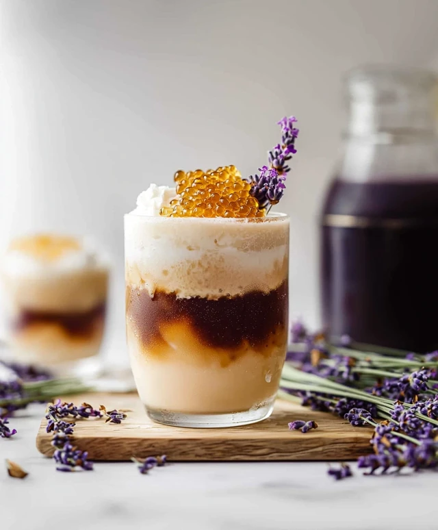 Honeycomb Lavendel Latte