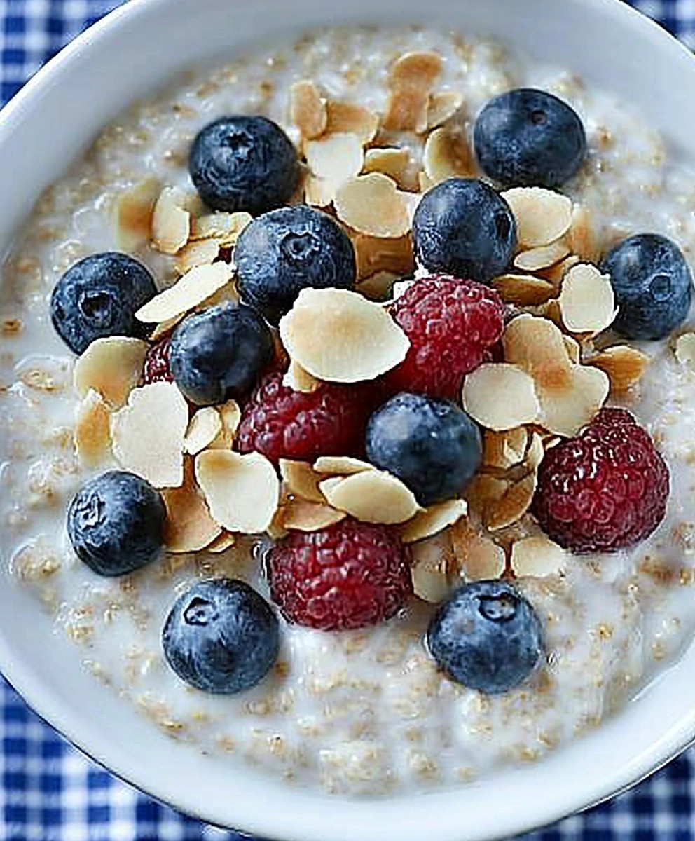 Porridge mit Joghurt