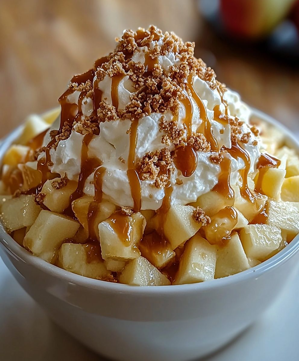 Karamell Apfel Fluff