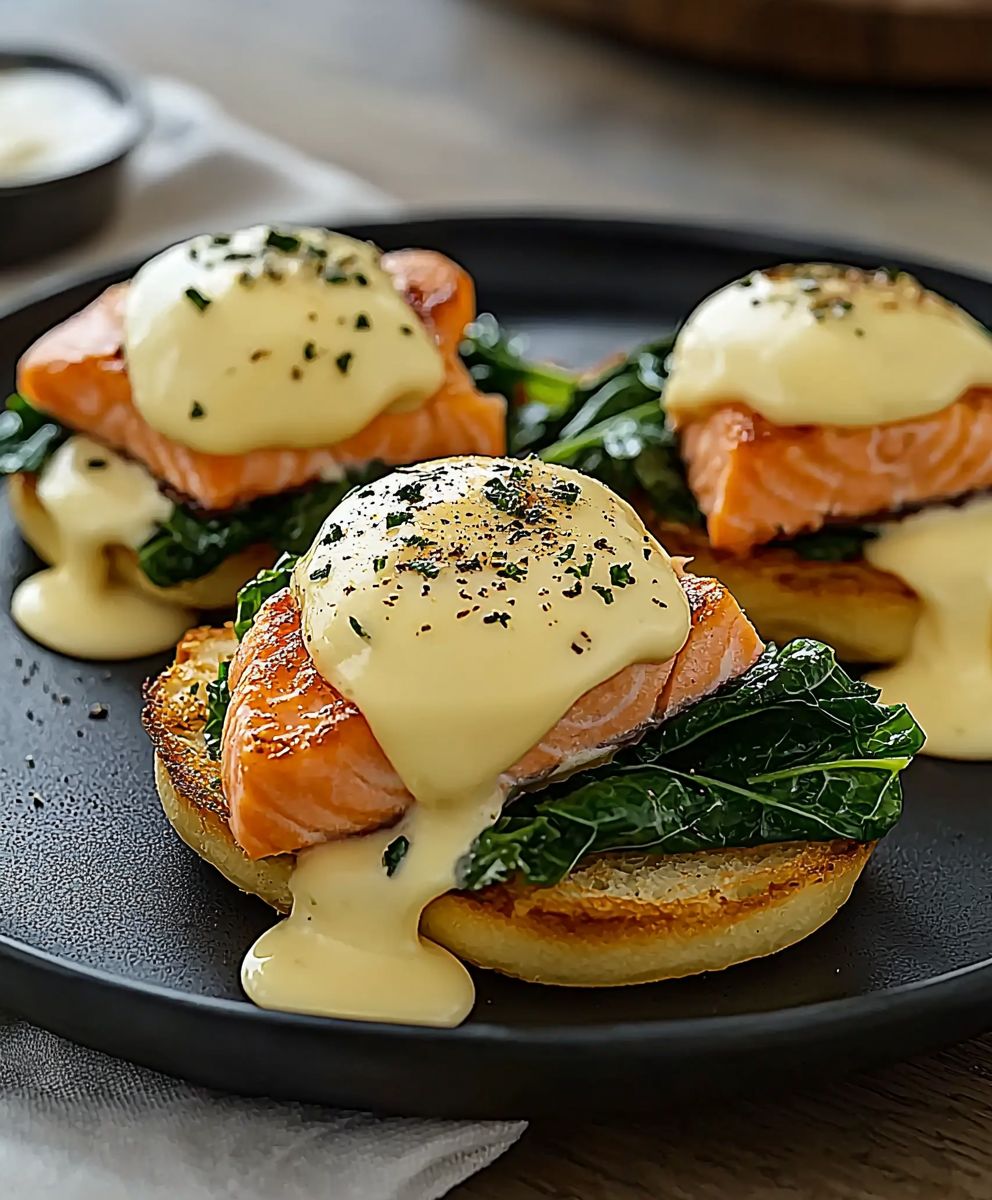 Eggs Benedict Lachs Mangold