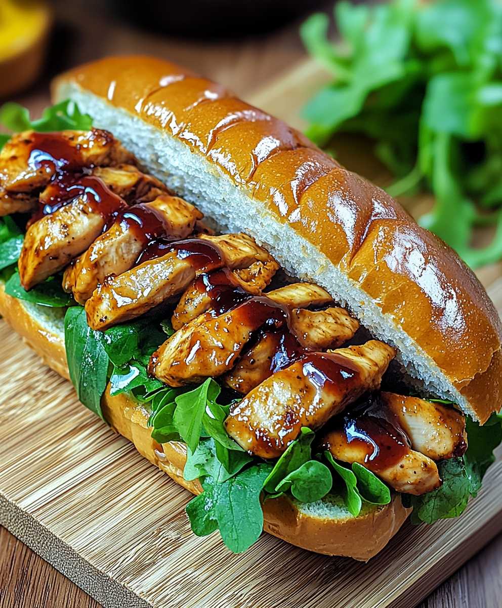 Chicken Teriyaki Sandwich selber machen