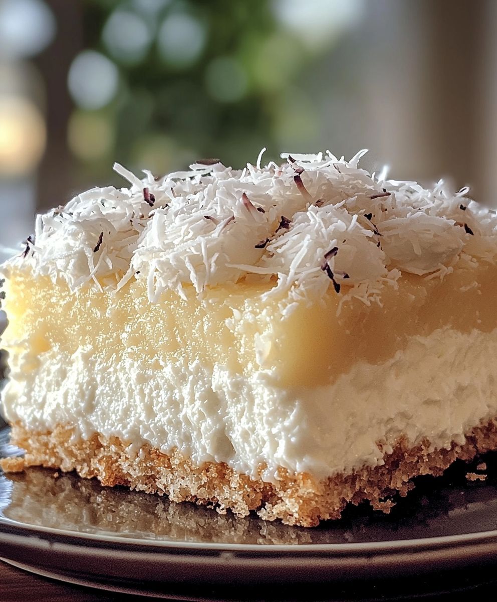 Kokos Ricotta Wolkenkuchen