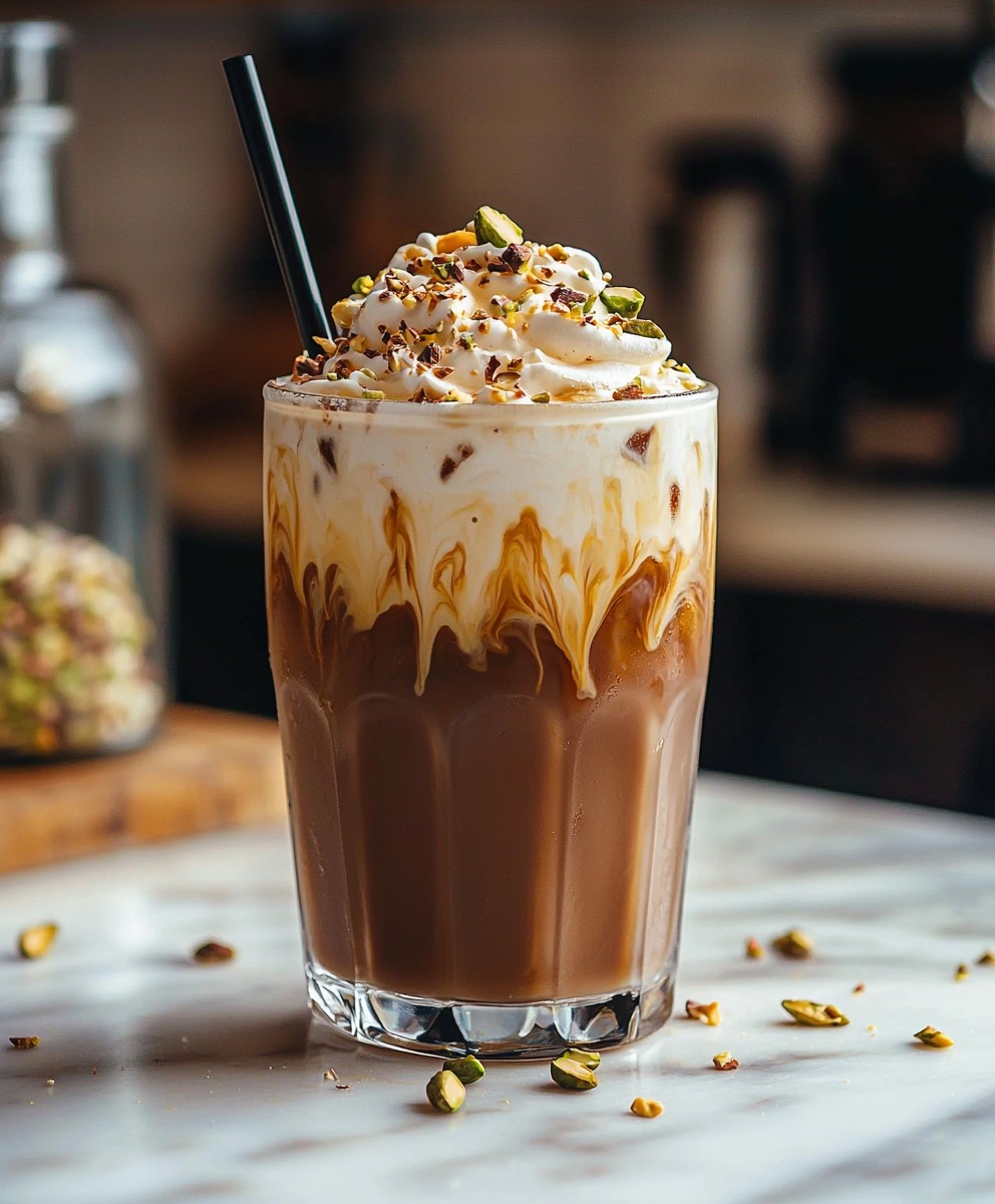 Pistazien Eiskaffee selber machen