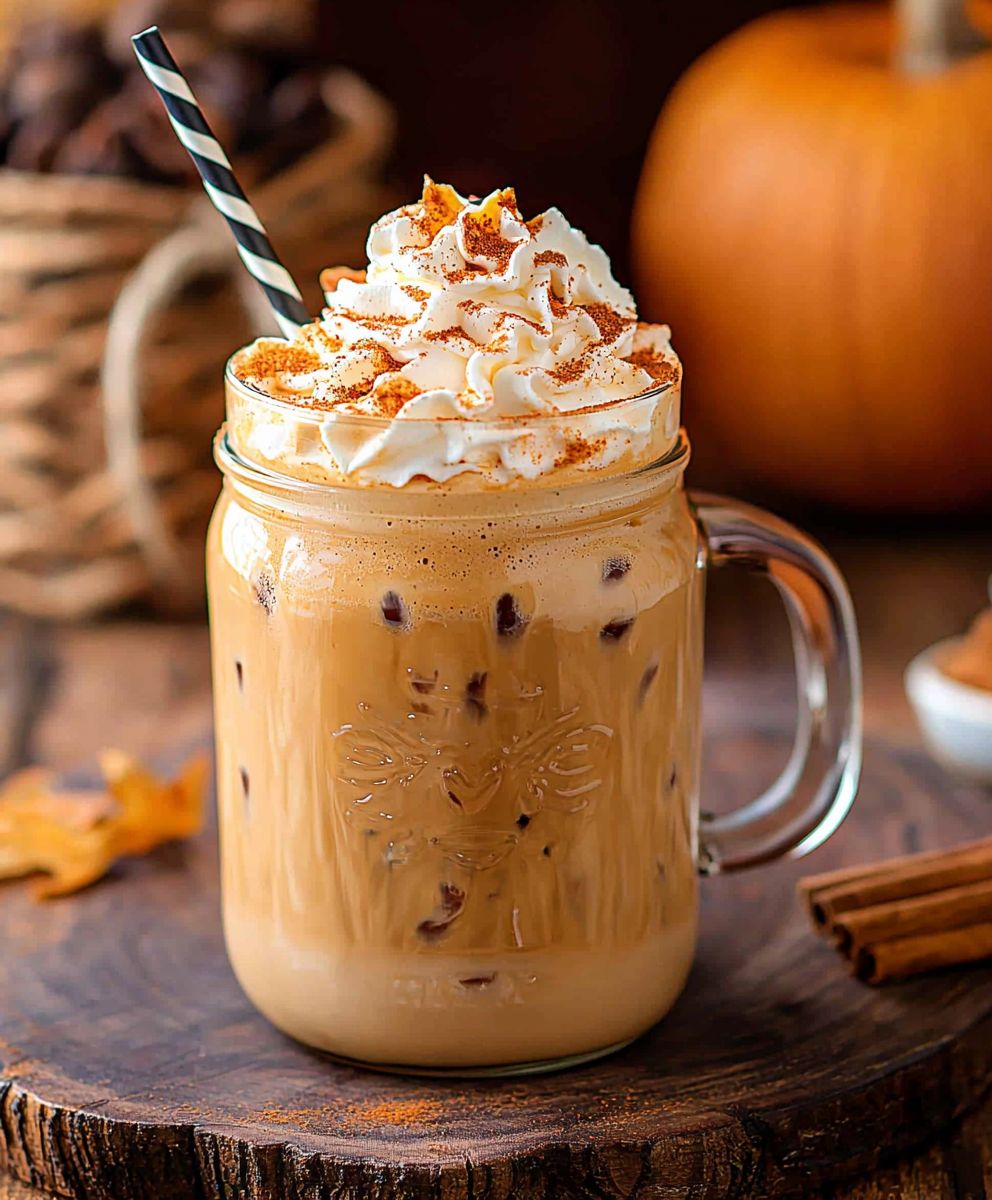 Pumpkin Spice Latte Eisgekühlt