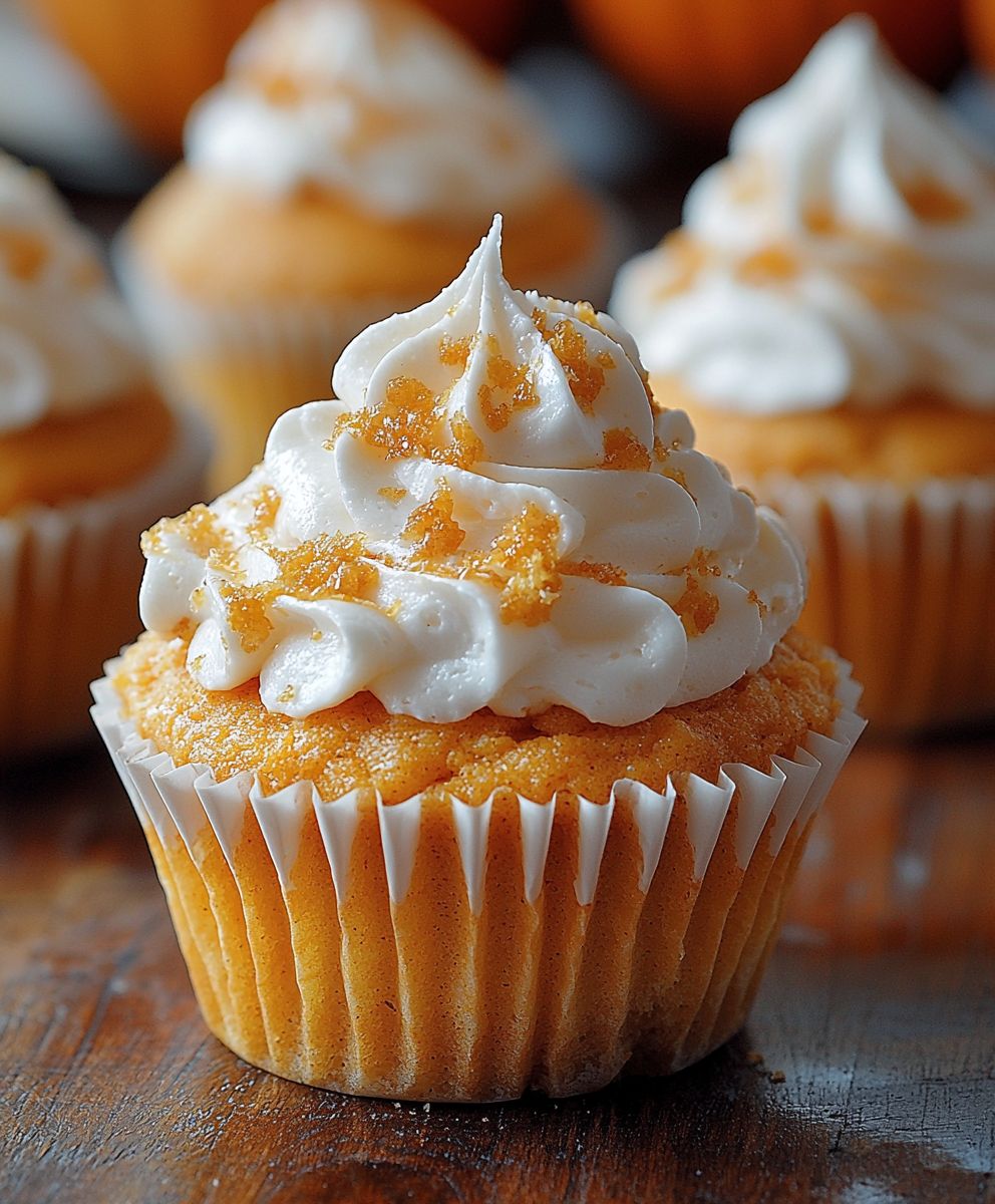 Kürbiskuchen Cupcakes