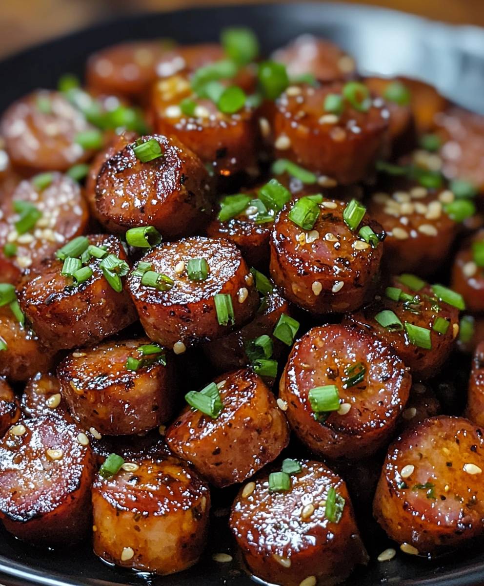 Kielbasa Bites im Crock Pot