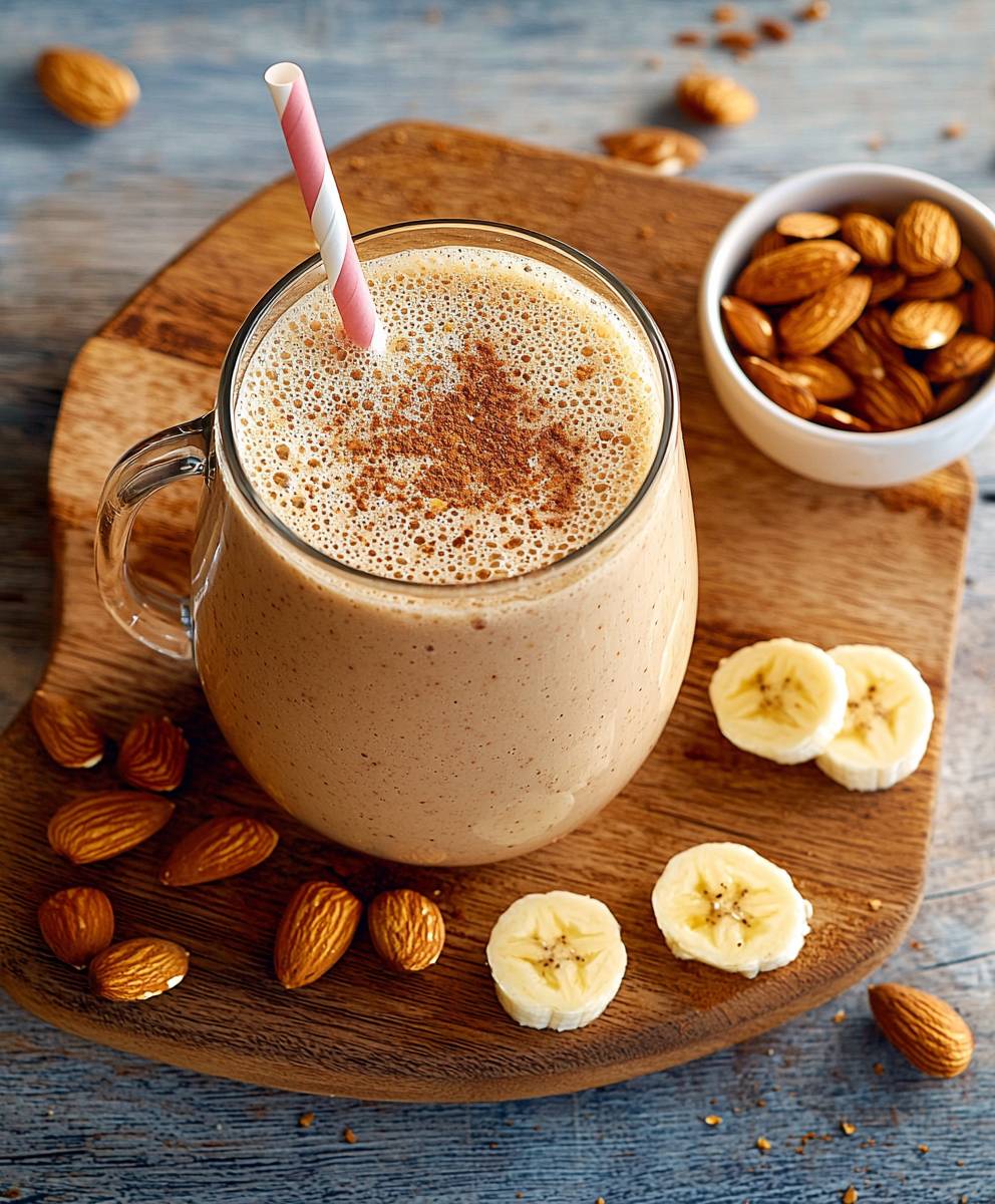 Bananen Mandel Smoothie