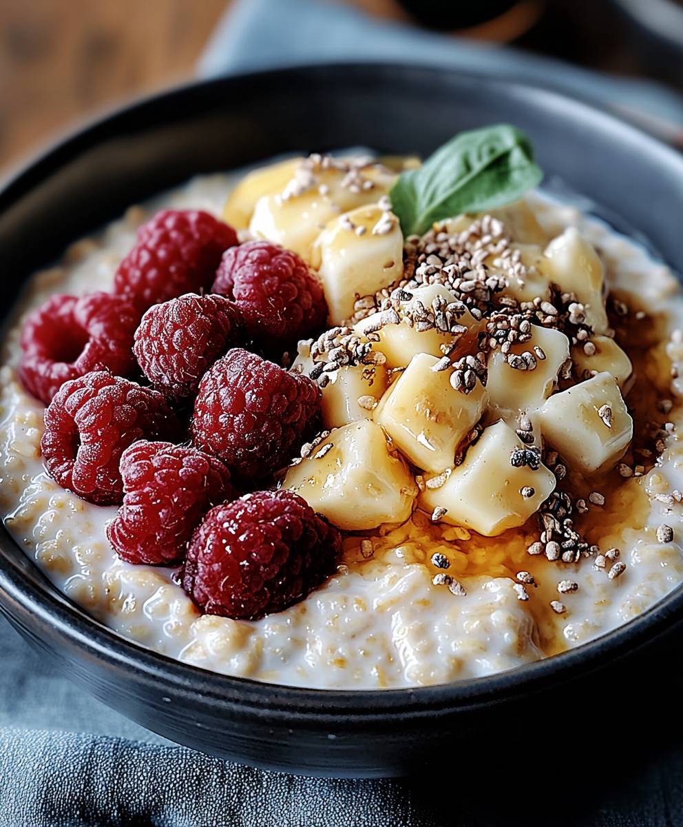 Joghurt Porridge zubereiten