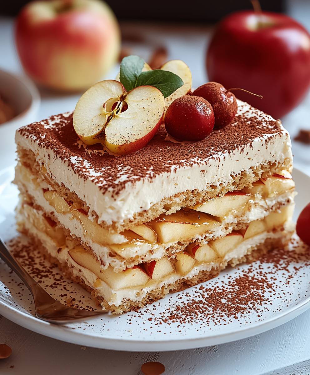 Apfel Tiramisu Torte