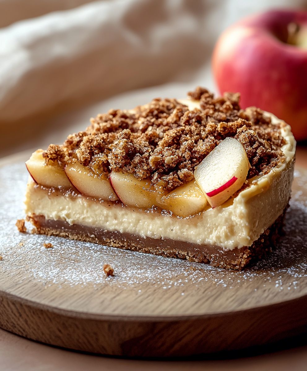 Apfel Crumble Käsekuchen