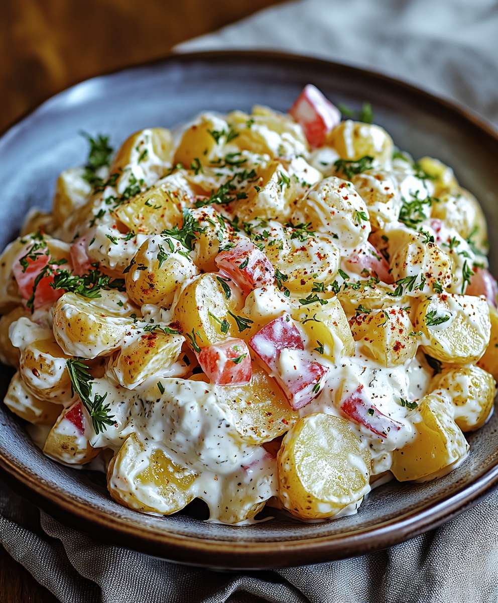 Kartoffelsalat mit Joghurt