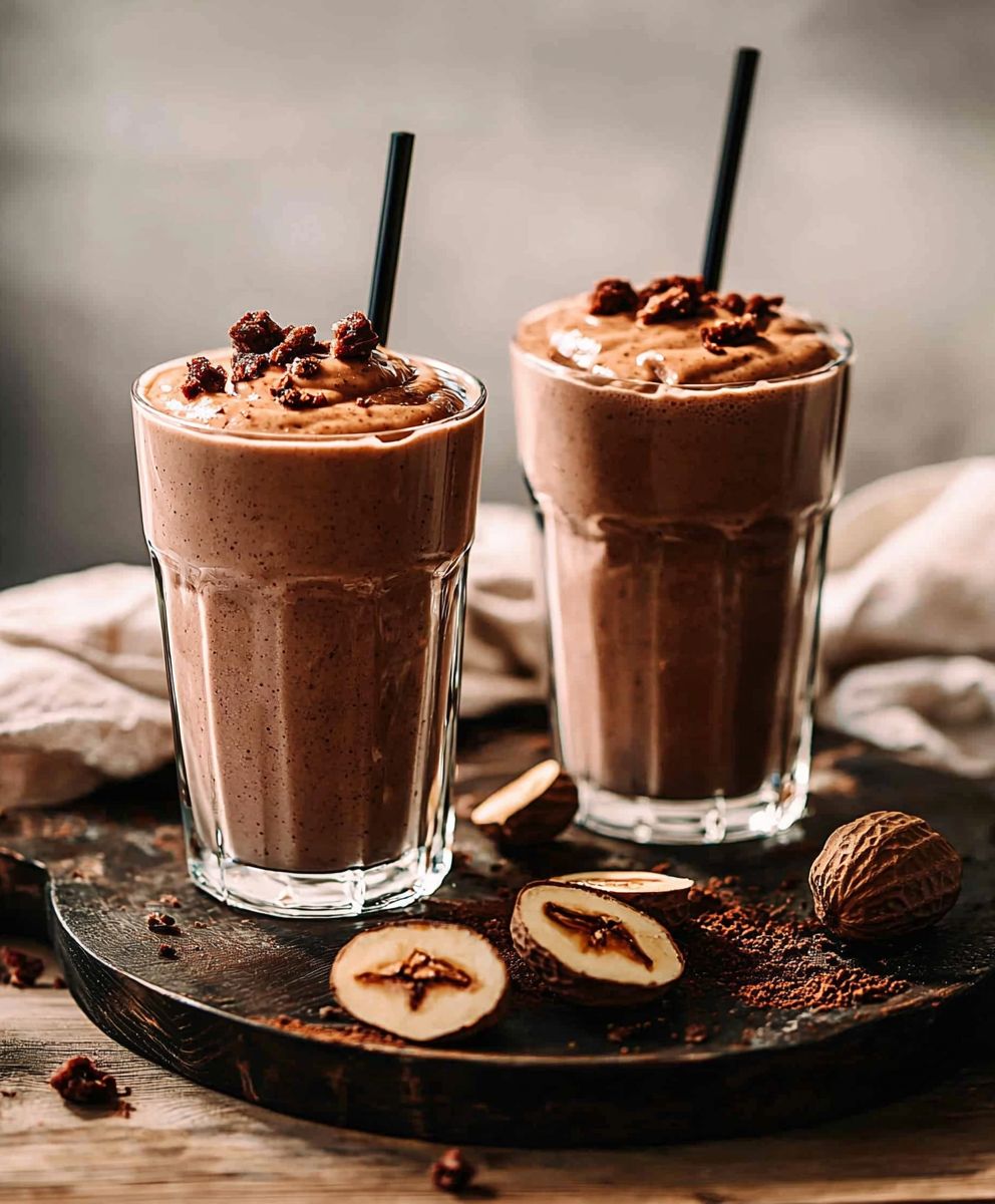 Erdnussbutter Cold Brew Smoothie