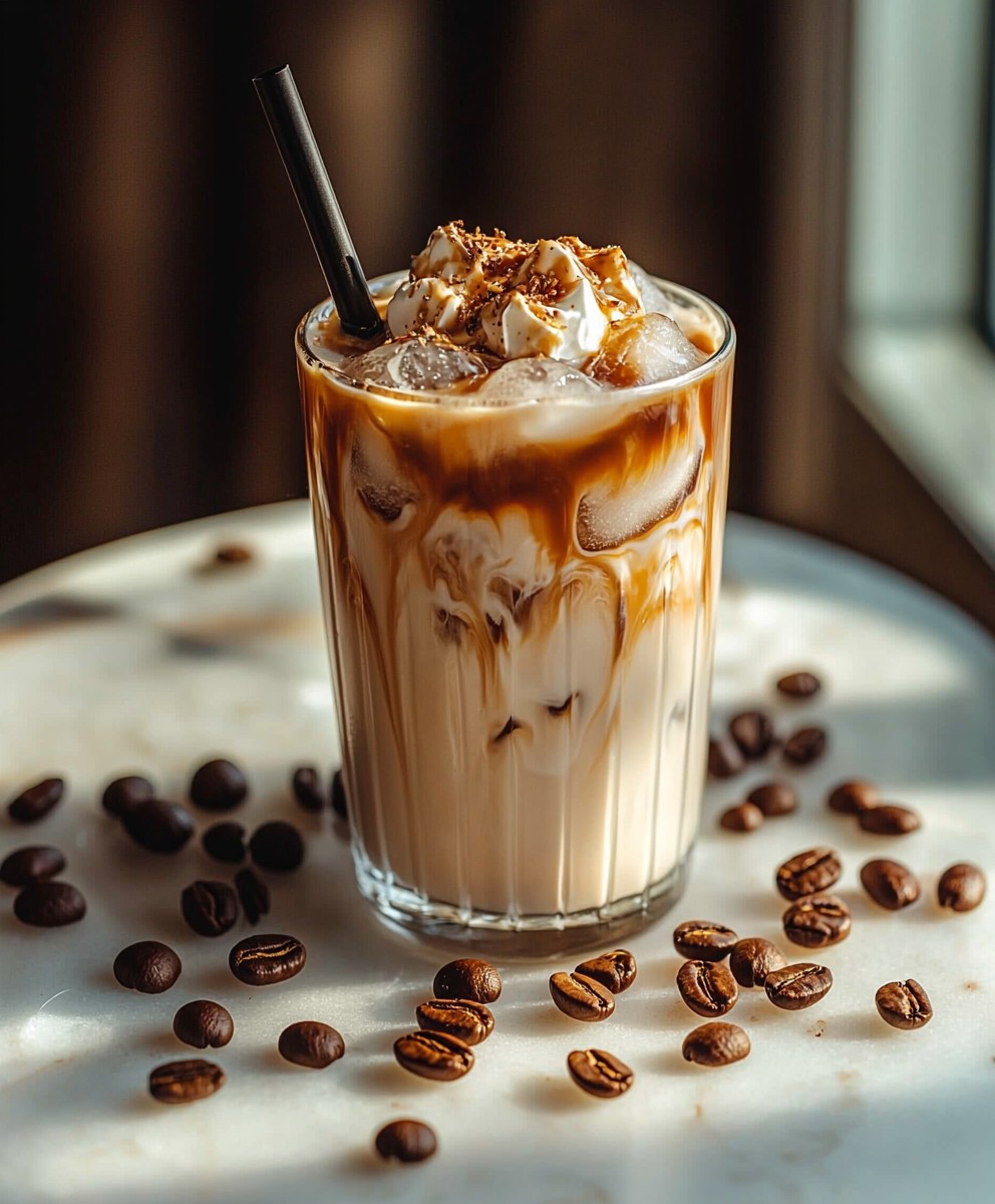 Eiskaffee mit Cashewmilch