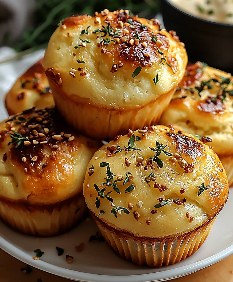 Focaccia Muffins backen
