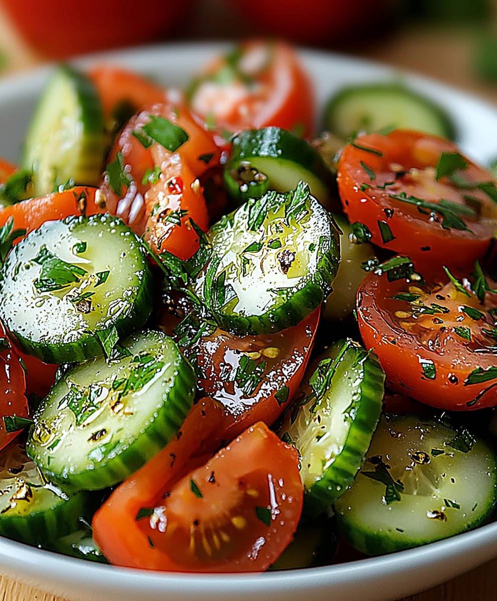 Tomaten Gurken Salat