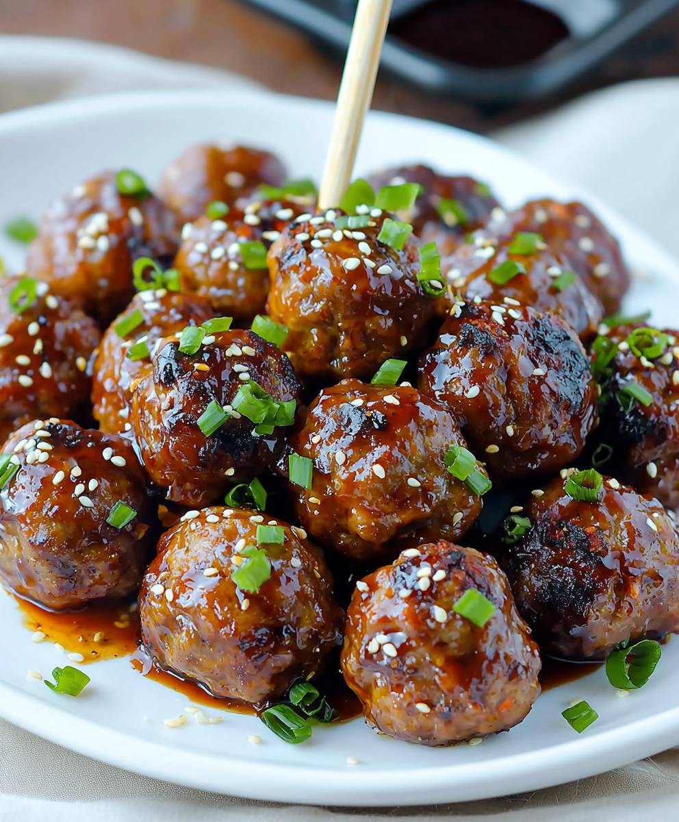 Teriyaki Fleischbällchen