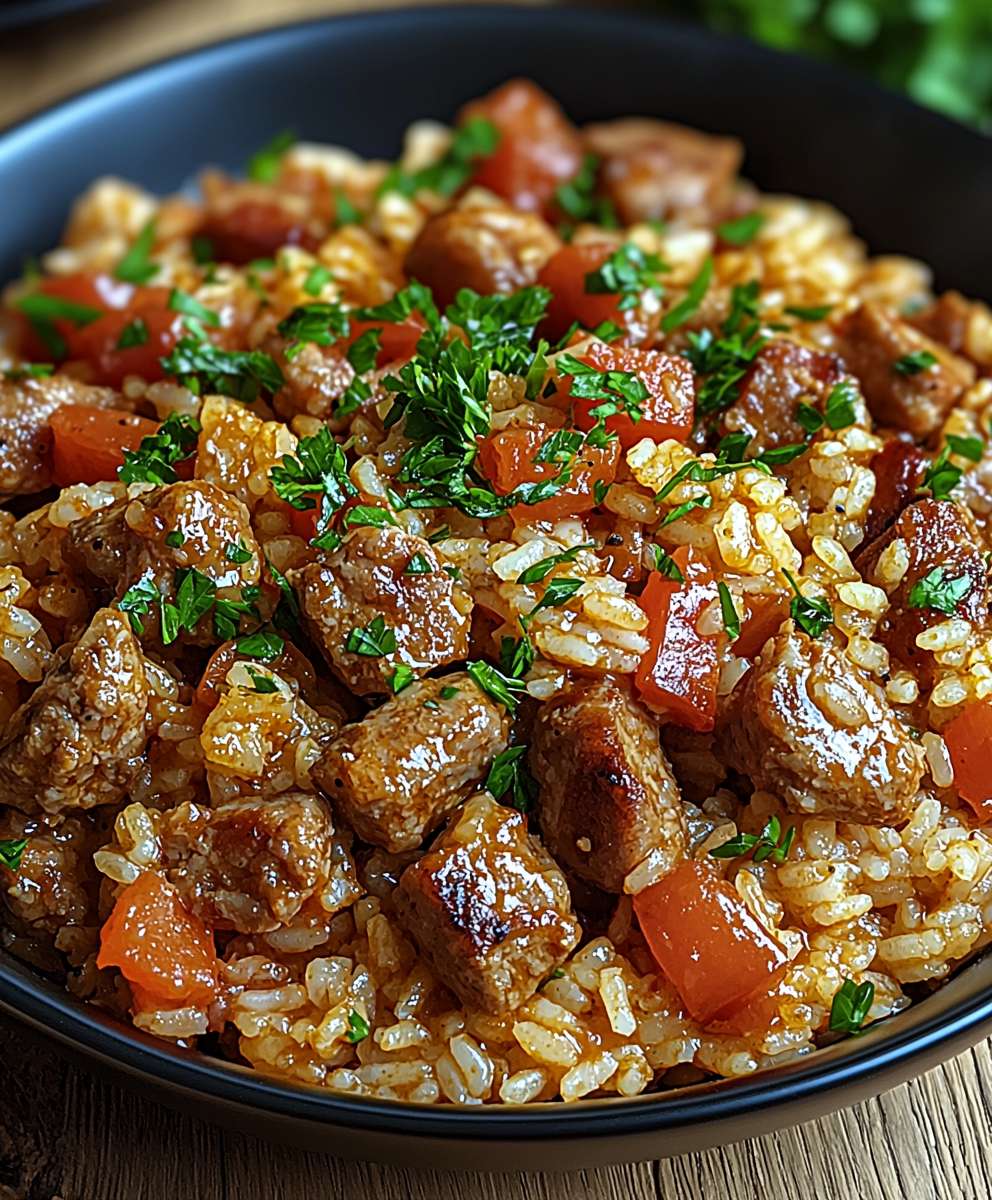 Serbisches Reisfleisch zubereiten