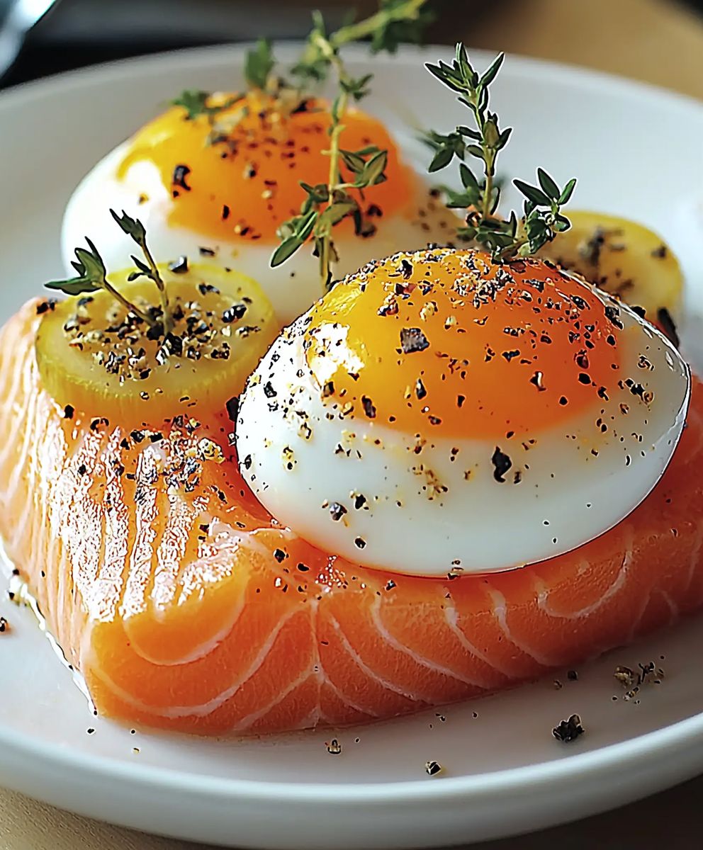 Eier mit Lachs