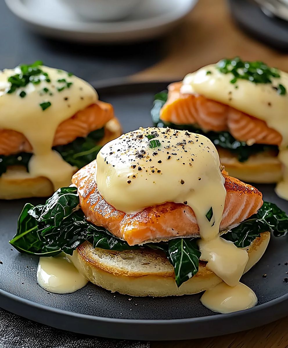 Eggs Benedict Lachs Mangold